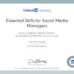 Essential Skills for Social Media Managers Certification